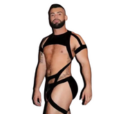 Solo Gogo Sensation: Fluorescent Vest and Briefs Set